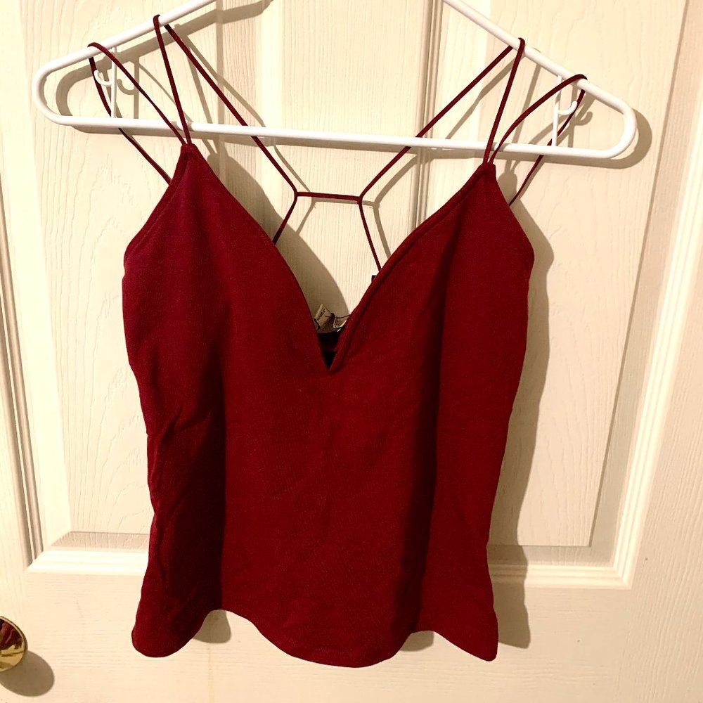 Express Burgundy Top